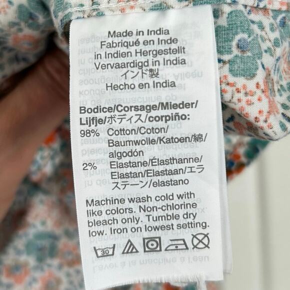 J.Crew Men Short Sleeve Flex Wash Button Shirt Preppy Colorful Green Size Medium - Picture 7 of 7